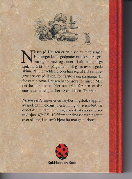 Ove Røsbak. Nissen på Haugen. Bok.