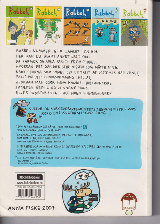 Anna Fiske. 2007. Rabbel – Bok 2, hefte nummer 6–10. Bok.