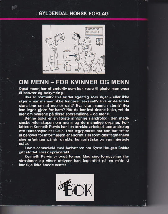Kenneth Purvis. En guide til mannens underliv. Bok.