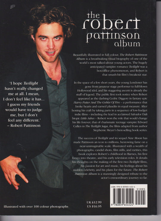Paul Stenning. The Robert Pattinson Album. Bok.