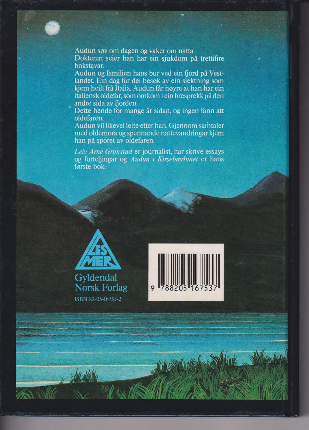 Leiv Arne Grimstad. Audun i Kirsebærlunet. Bok.