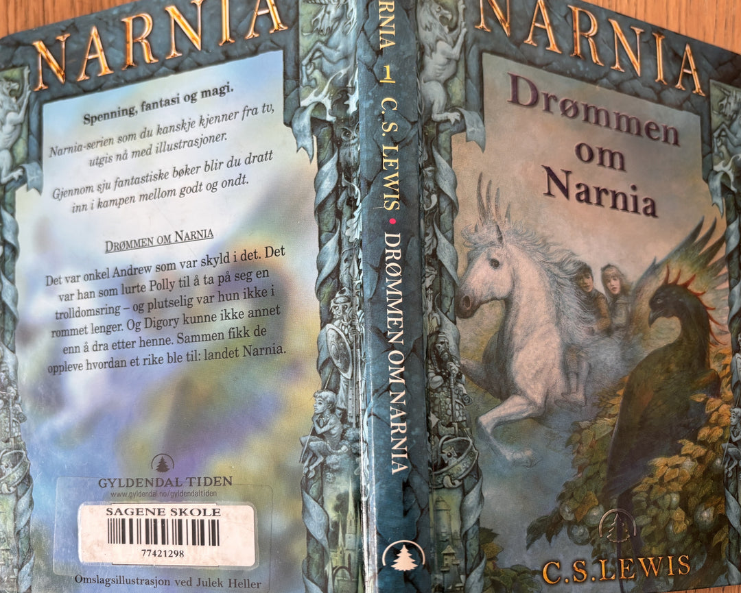 C. S. Lewis. Drømmen om Narnia. Bok.
