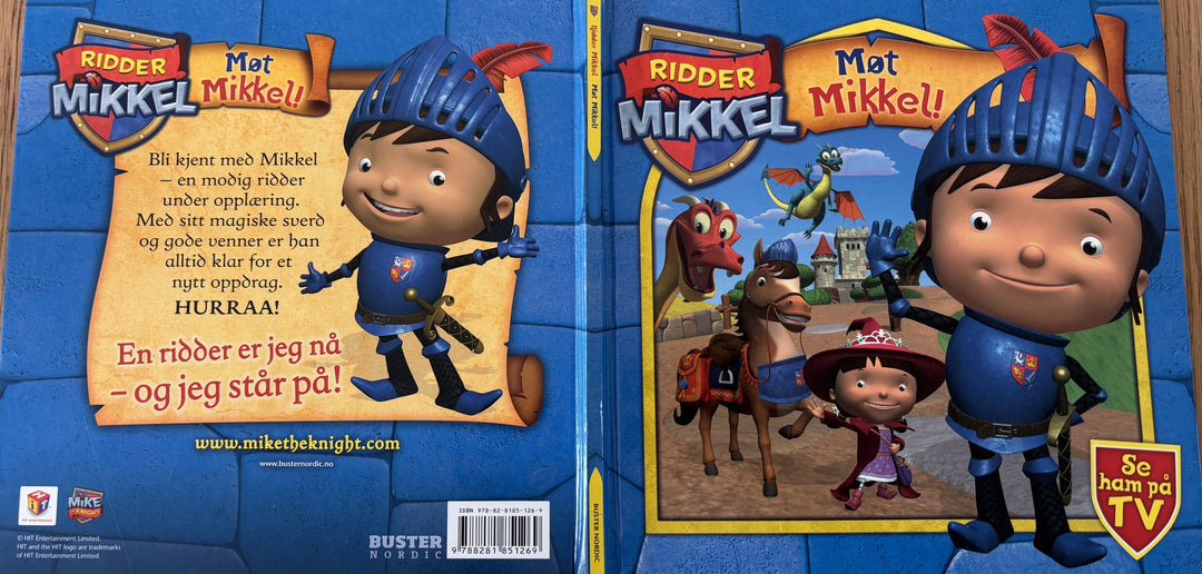 Ridder Mikkel – Møt Mikkel! Bok.