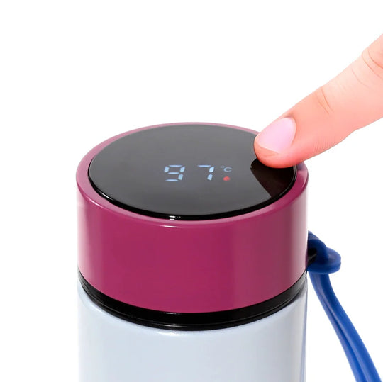 MINECRAFT - Axolotl - Hot & Cold Digital Thermometer Bottle - 15oz