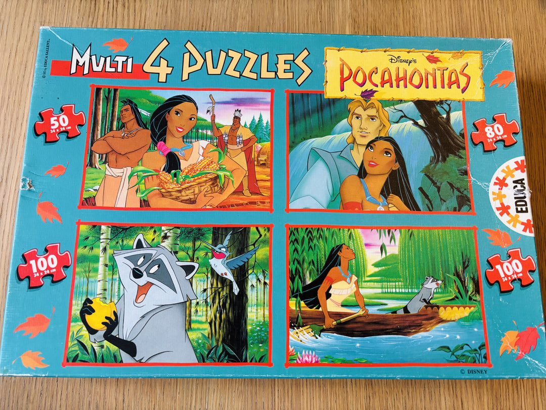 Disney Pocahontas – Multi 4 Puzzles