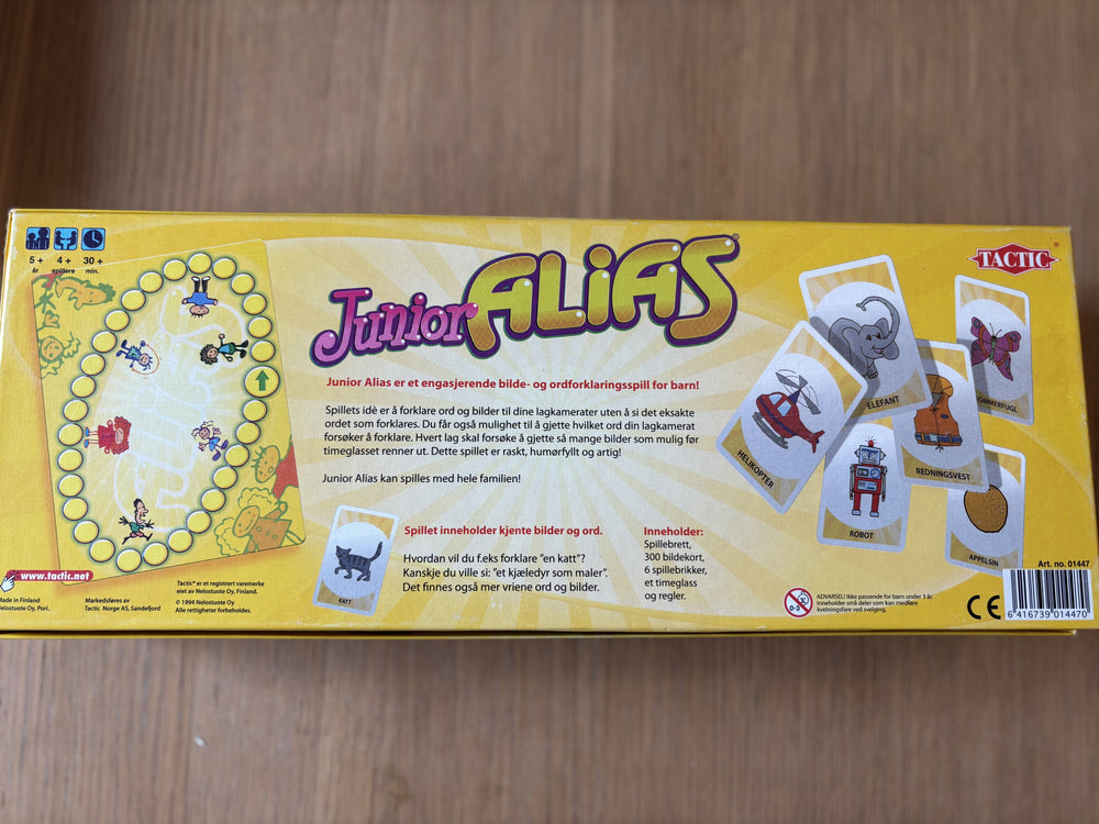 Junior Alias – Bildeforklaringsspill