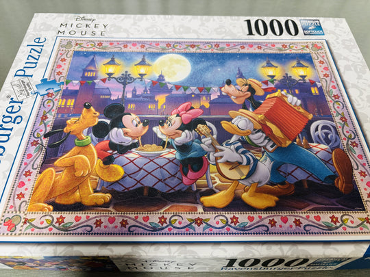 Disney Mickey Mouse – Lady og Landstrykeren 1000 brikker. Puslespill.