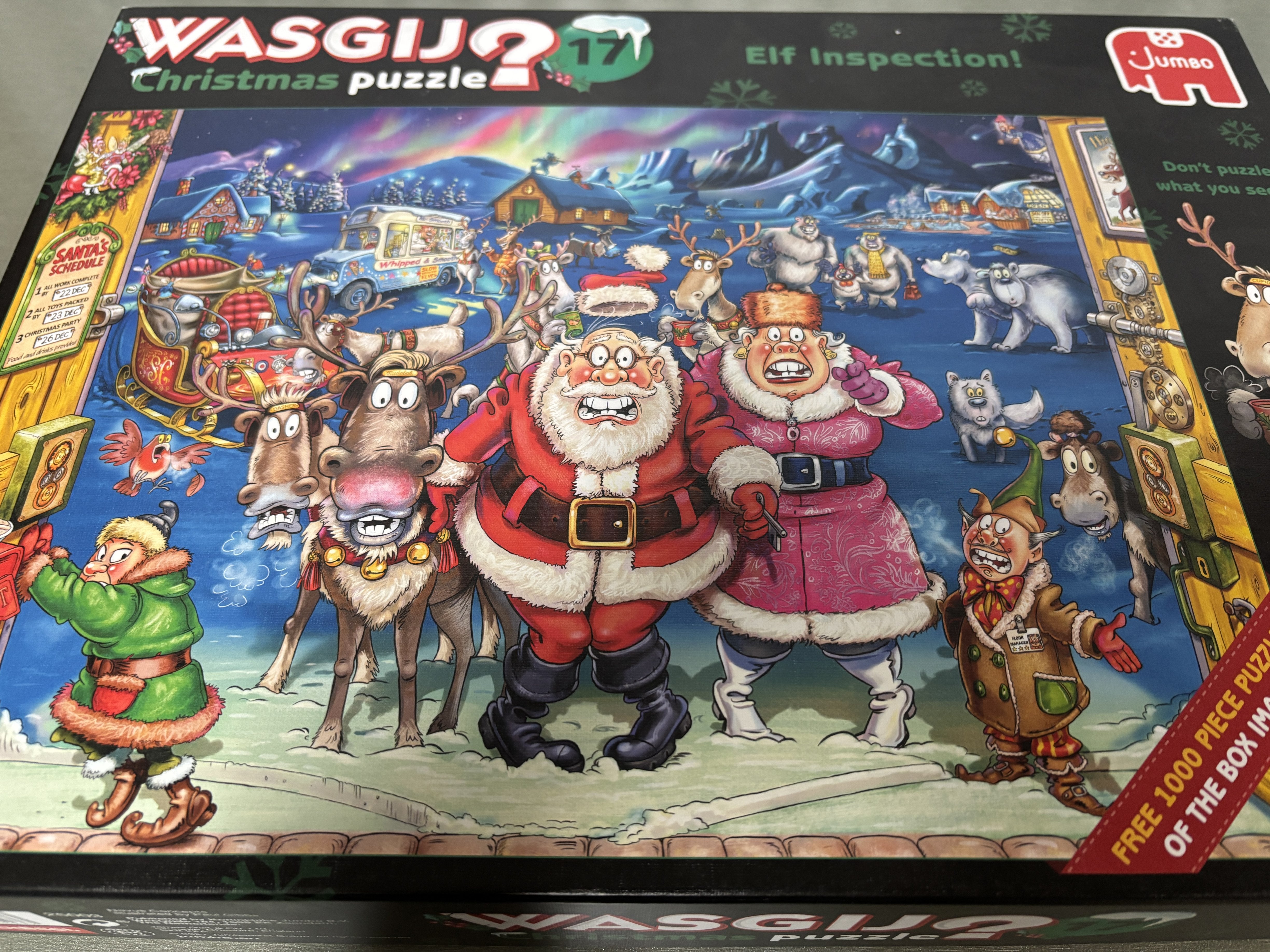 Wasgij? Christmas 17: Elf Inspection. Puslespill.
