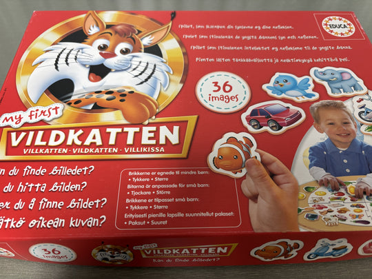 My First Vildkatten (36 bilder). Brettspill.