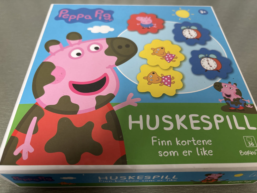 Peppa Gris Huskespill. Brettspill.