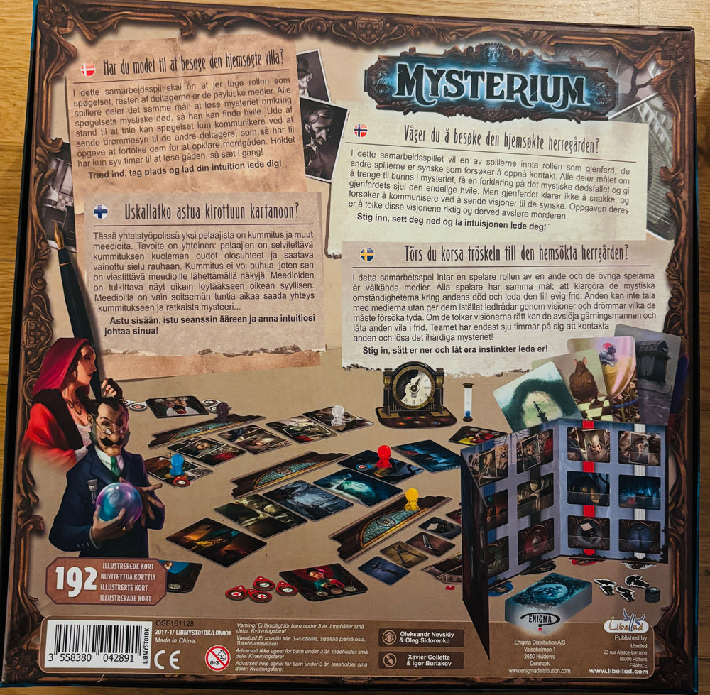 Mysterium. Brettspill.