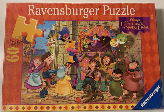 Ravensburger Puzzle – The Hunchback of Notre Dame (60 brikker). Puslespill.