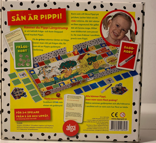 Känner du Pippi Långstrump. Brettspill.