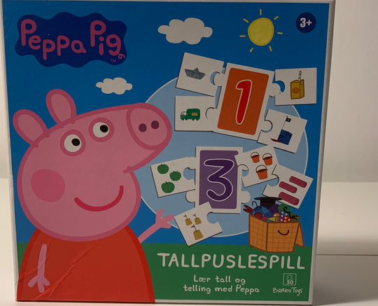 Peppa Pig Tallpuslespill. Puslespill.