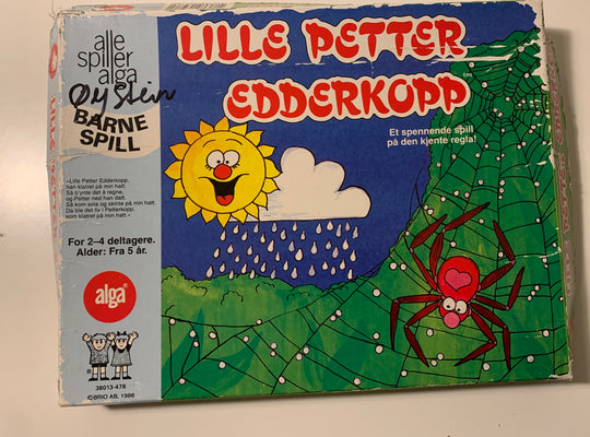 Lille Petter Edderkopp. Brettspill.