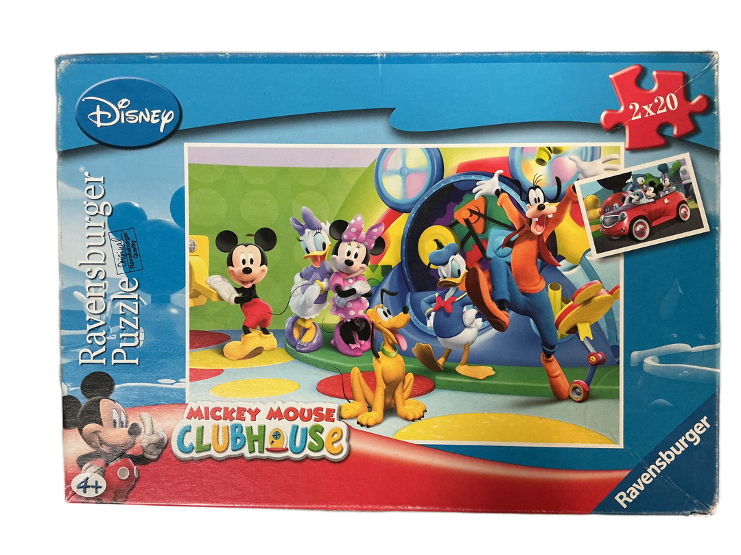 Mickey Mouse Clubhouse 2x20 brikker. Puslespill.