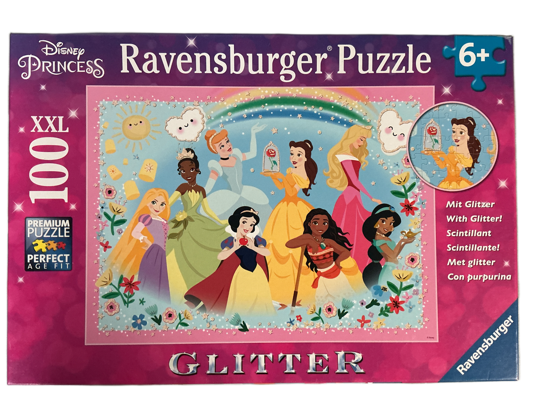 Disney Princess Glitter 100 XXL. Puslespill.