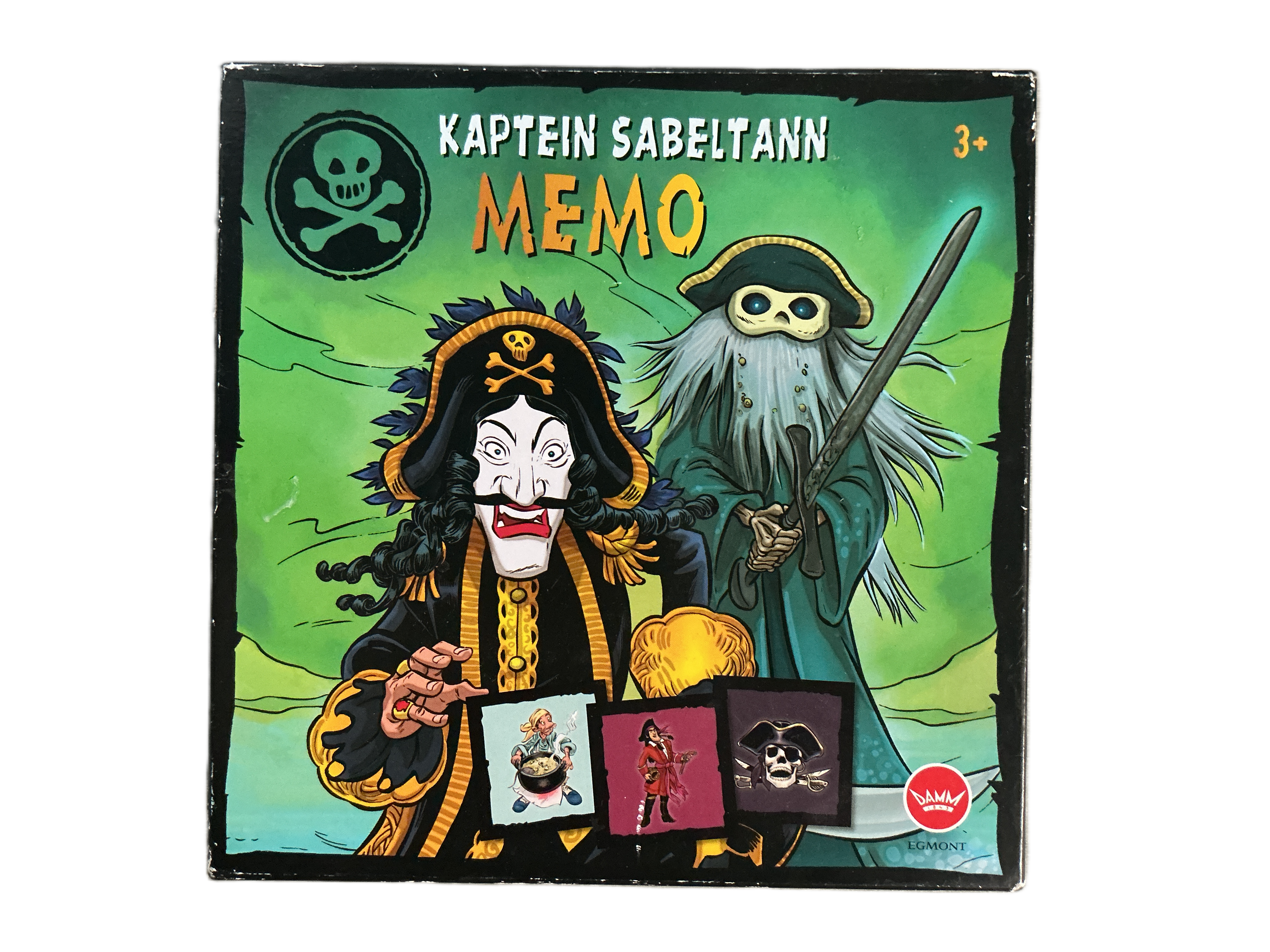 Kaptein Sabeltann Memo. Brettspill.