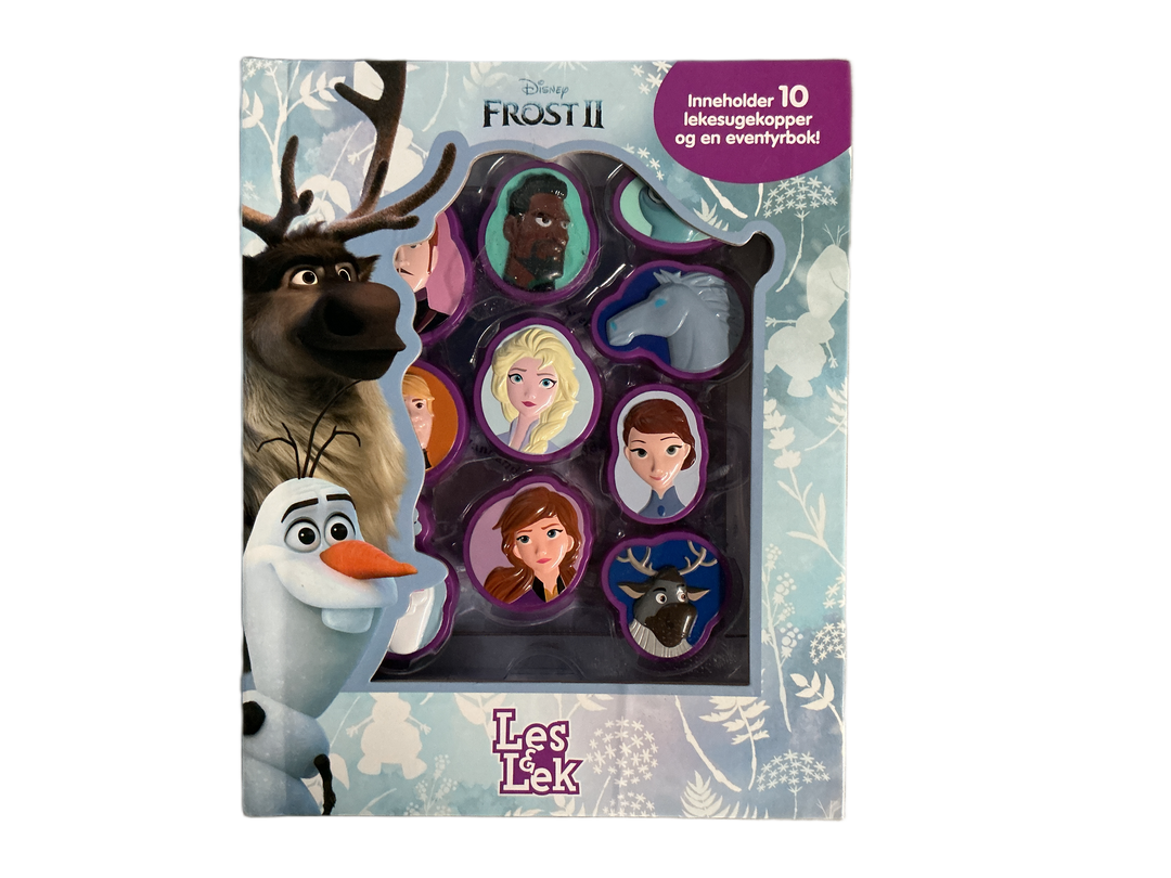Disney Frost II Lekesugekopper og Eventyrbok. Brettspill.