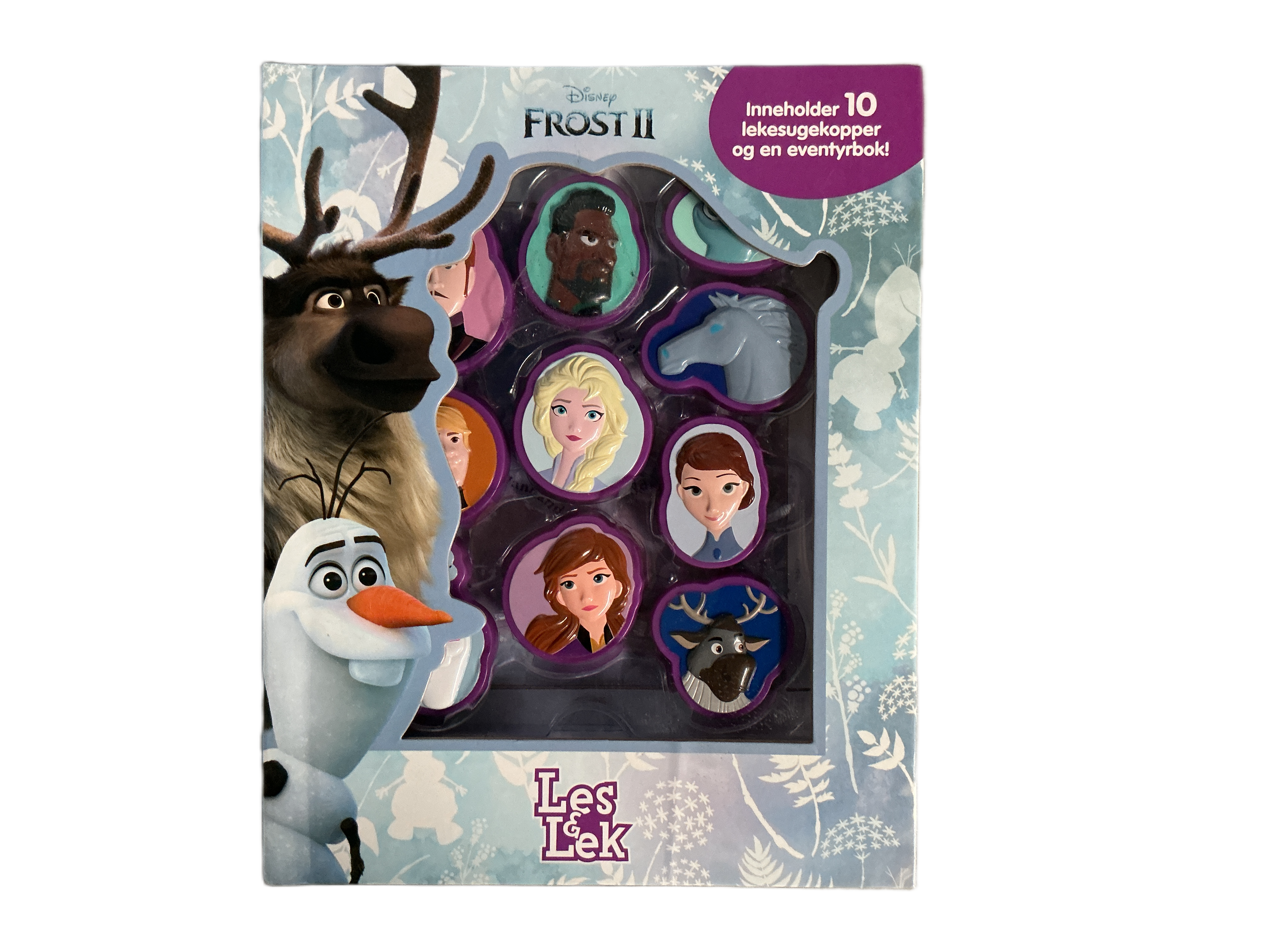 Disney Frost II Lekesugekopper og Eventyrbok. Brettspill.