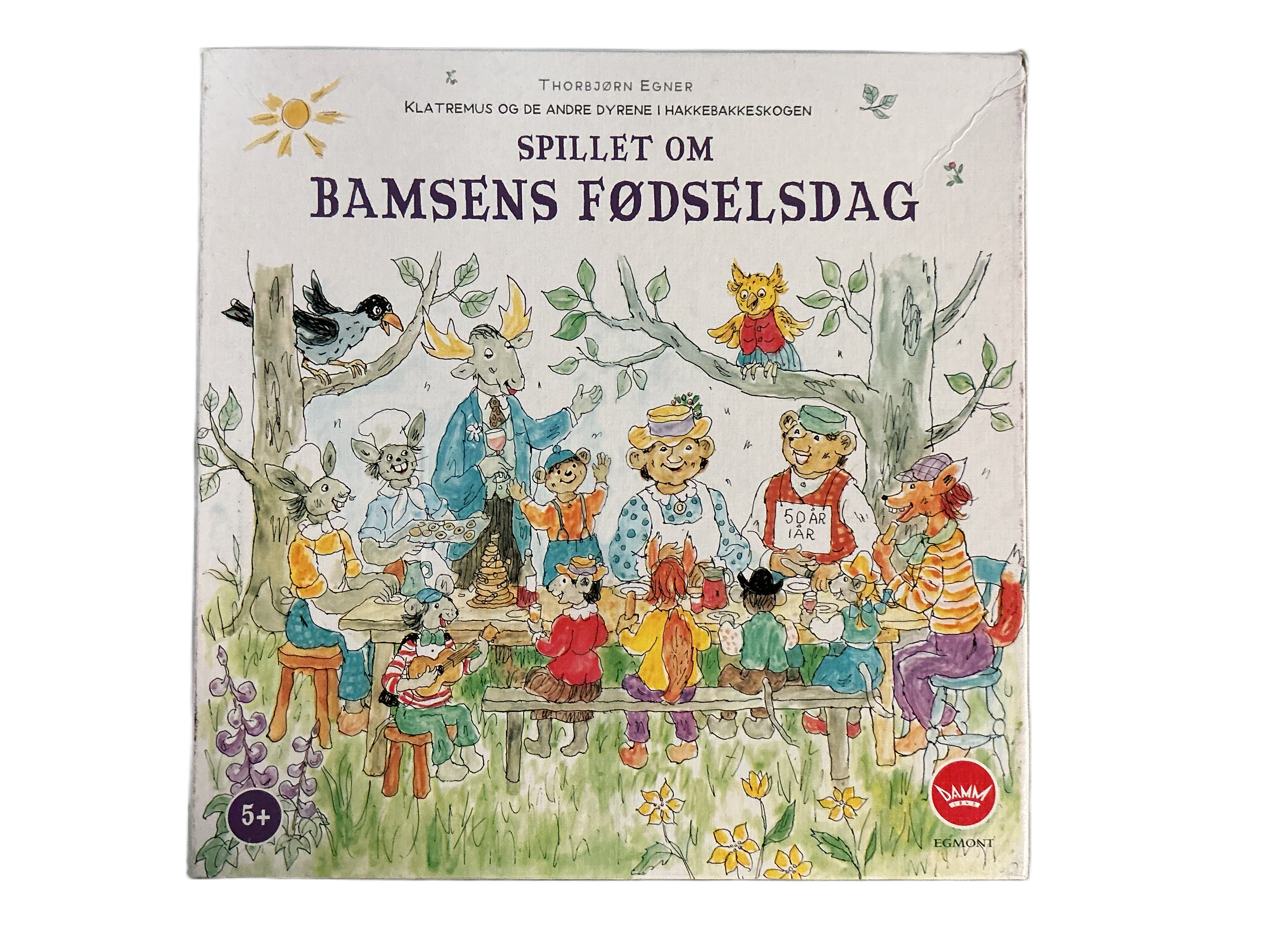 Spillet om Bamsens Fødselsdag. Brettspill.