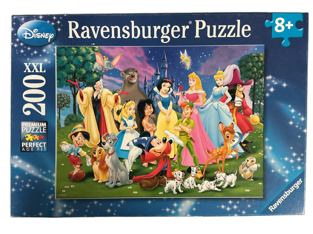 Disney Ravensburger XXL 200 brikker. Puslespill.