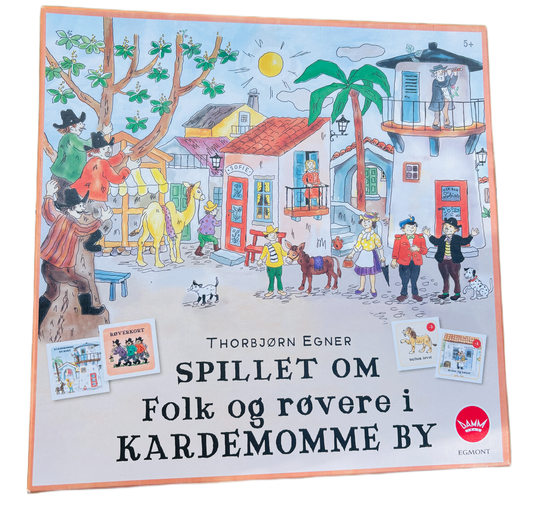 Spillet om Folk og Røvere i Kardemomme By. Brettspill.