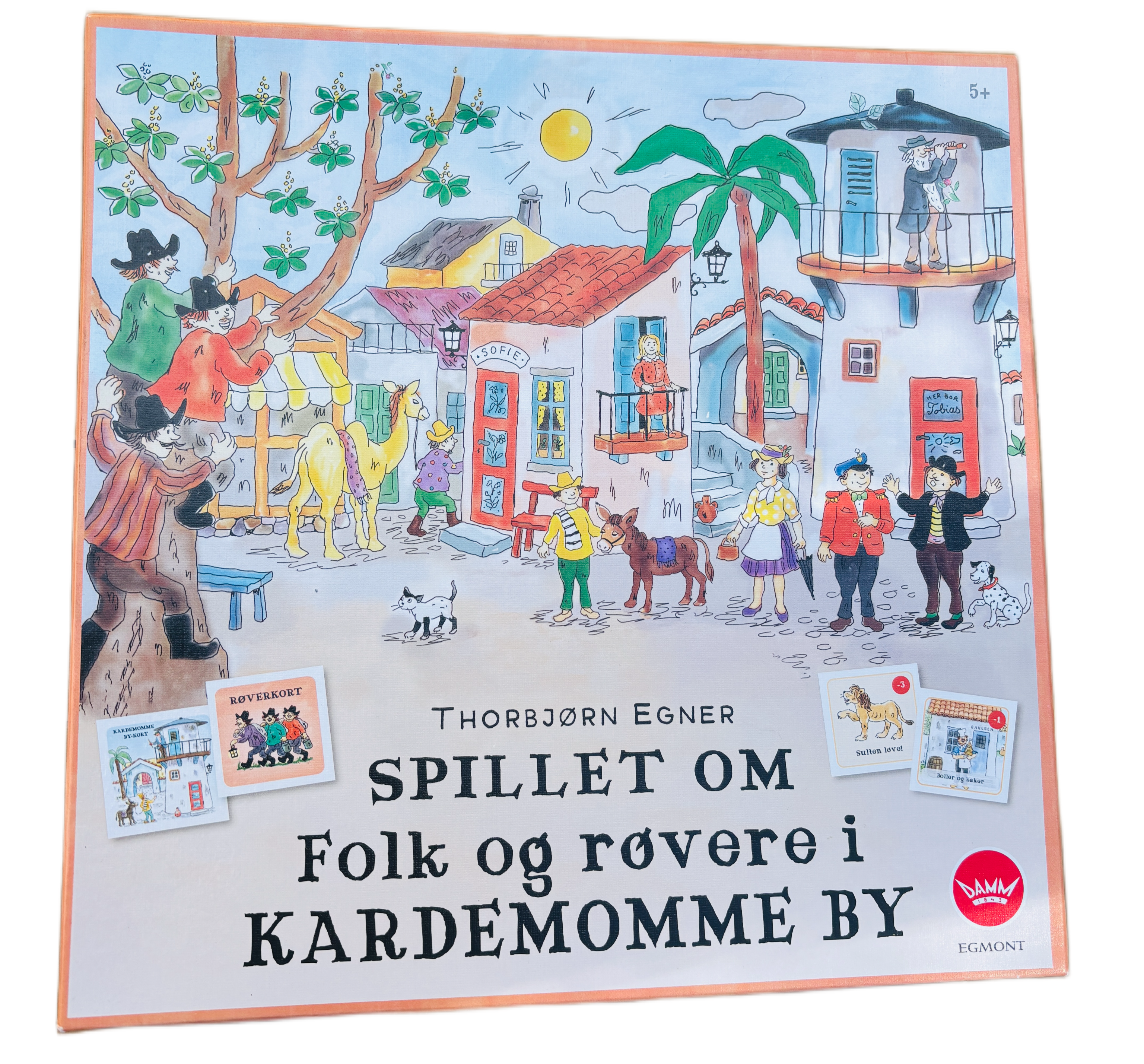 Spillet om Folk og Røvere i Kardemomme By. Brettspill.
