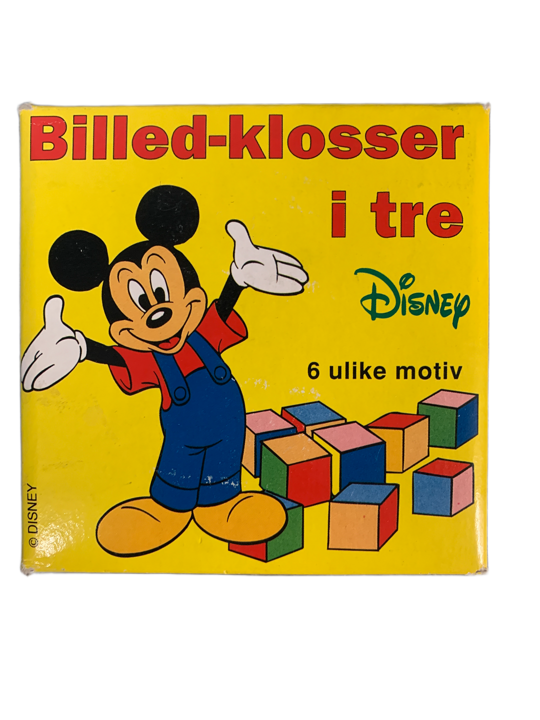 Disney Billed-klosser i tre. Puslespill.