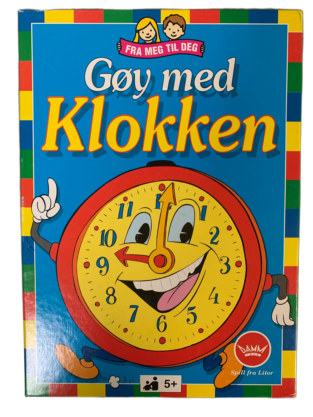 Gøy med Klokken. Brettspill.