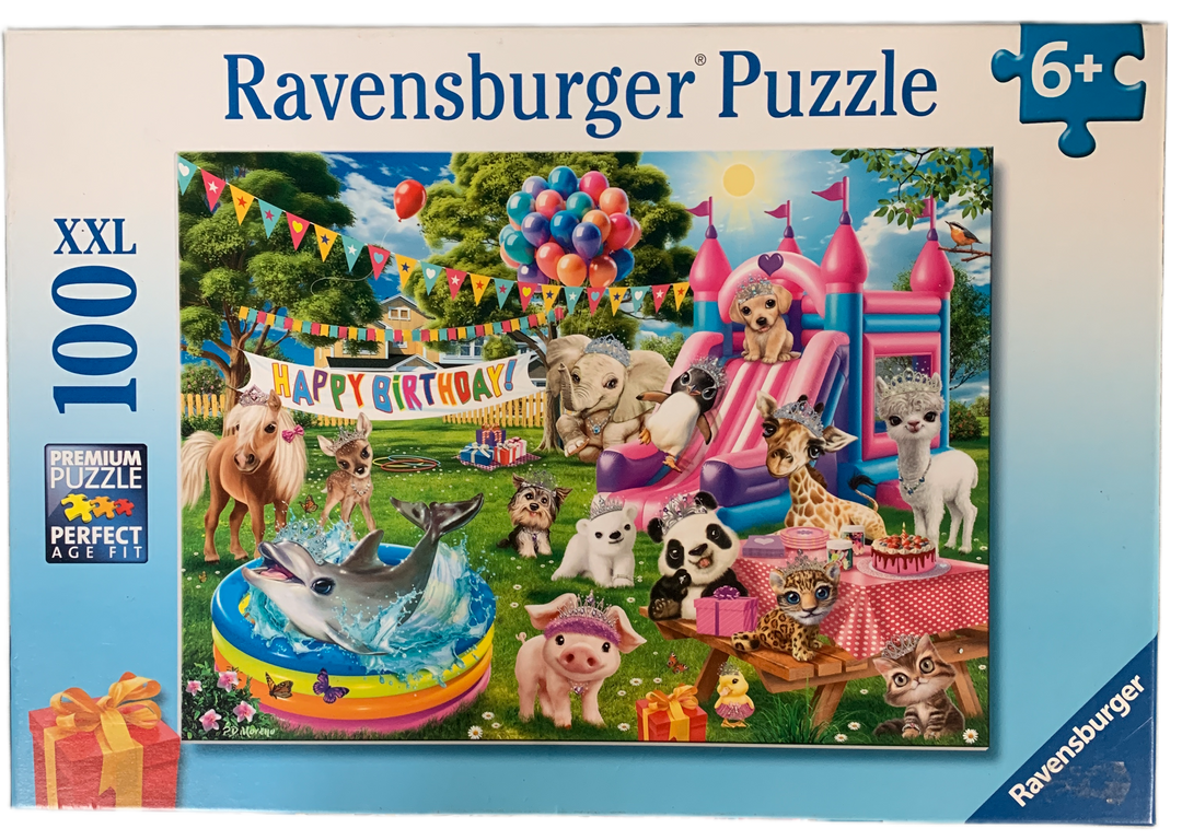 Ravensburger Puzzle Happy Birthday Animals XXL 1000 brikker. Puslespill.