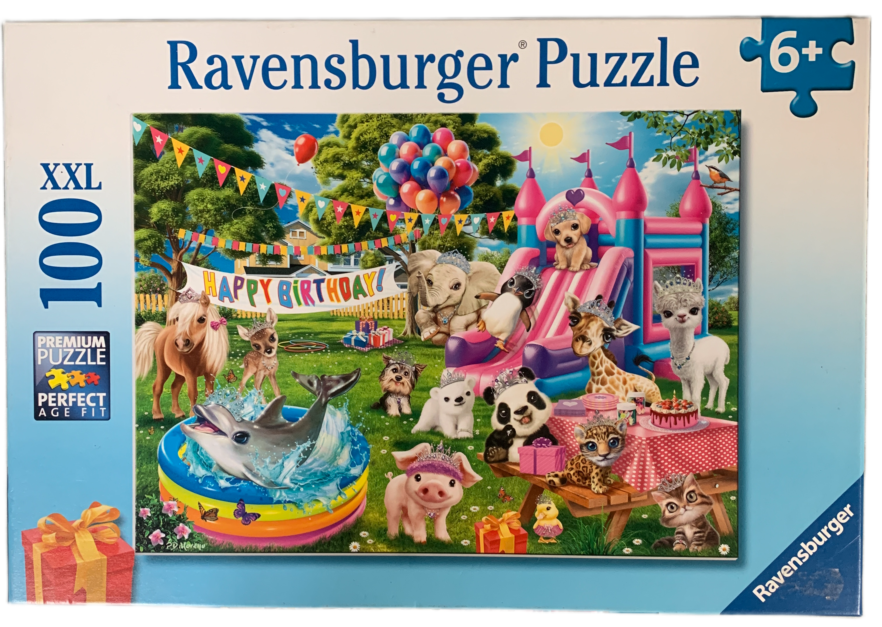 Ravensburger Puzzle Happy Birthday Animals XXL 1000 brikker. Puslespill.
