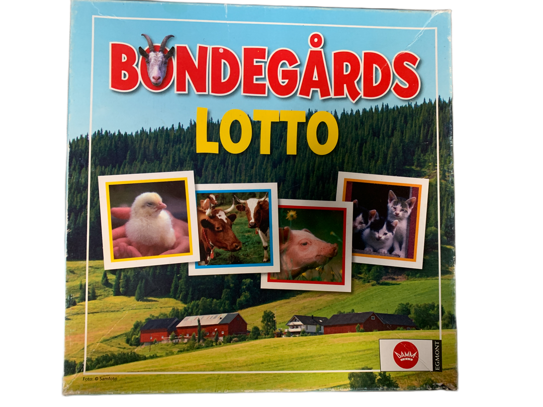 Bondegårds Lotto. Brettspill.