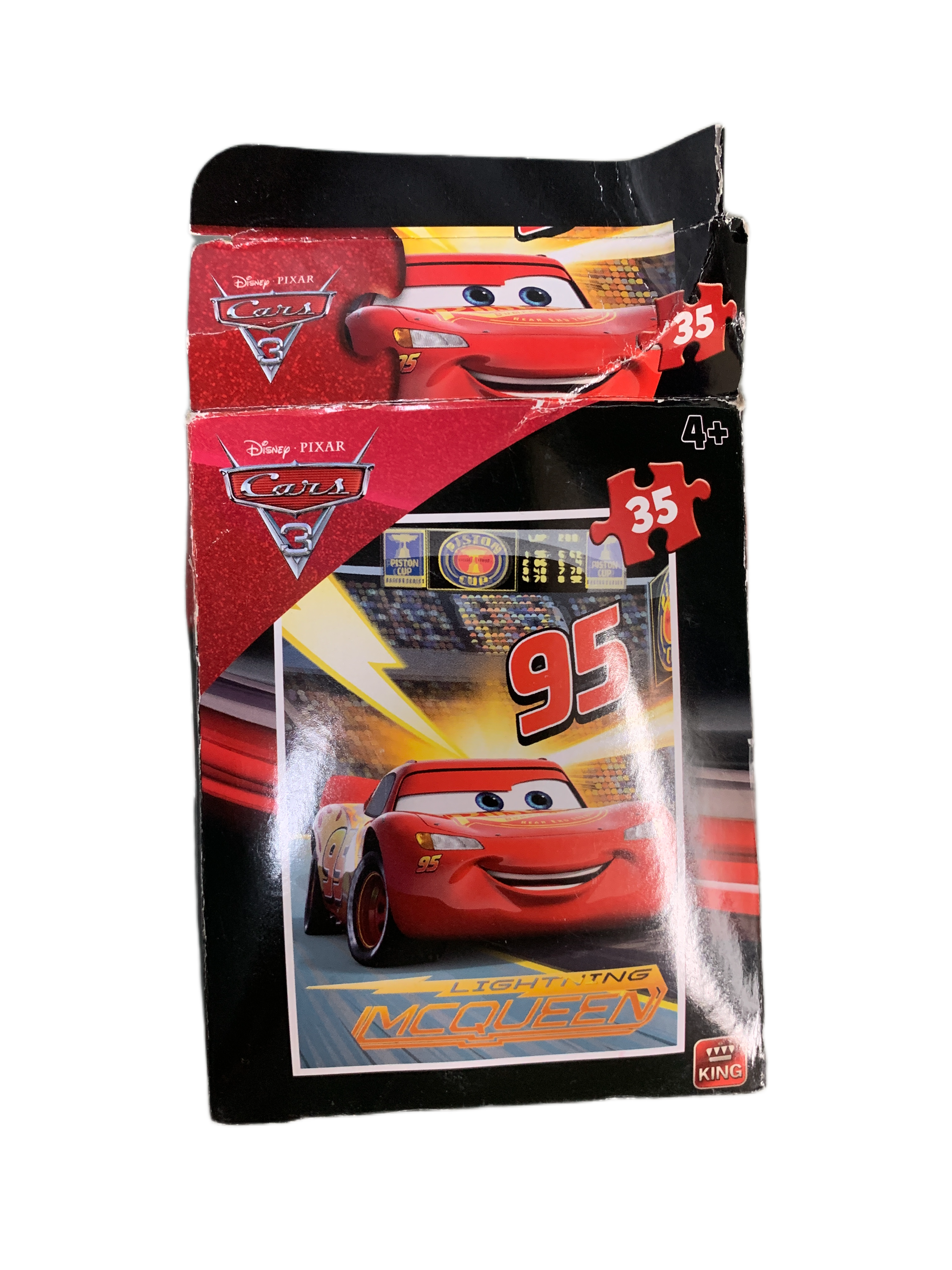 Disney Pixar Cars 3 – Lightning McQueen 35 brikker. Puslespill.