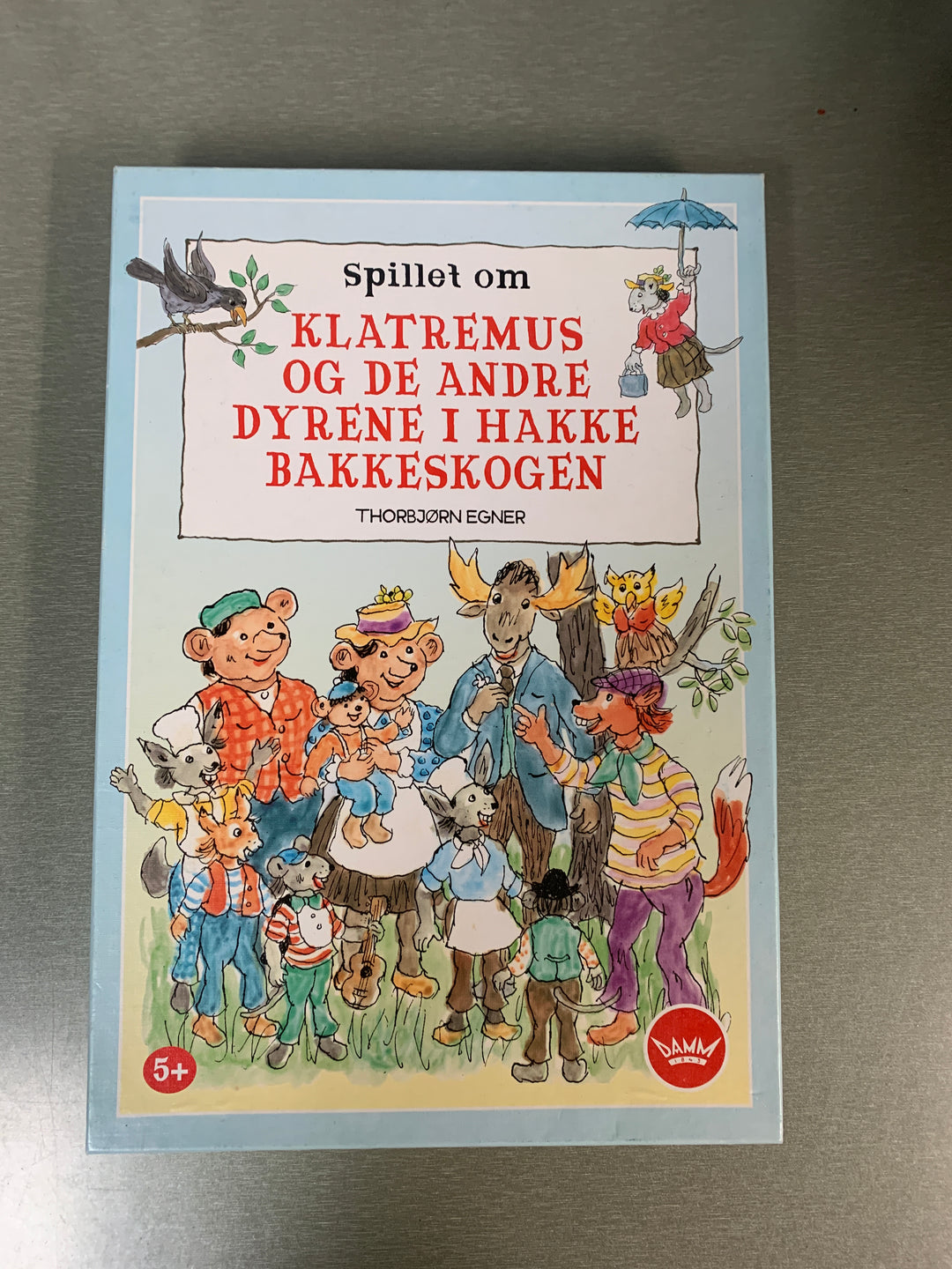 Spillet om Klatremus og de andre dyrene i Hakkebakkeskogen. Brettspill.