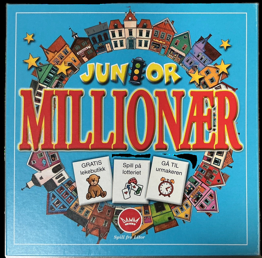 Junior Millionær. Brettspill.