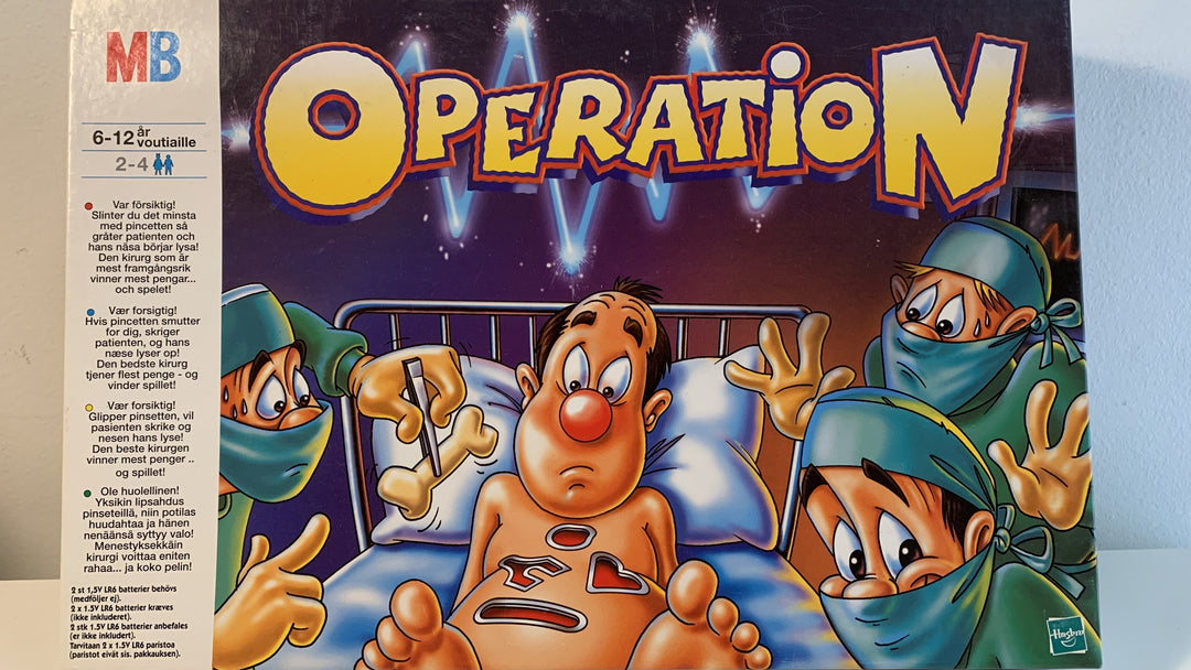 Operation. Brettspill.