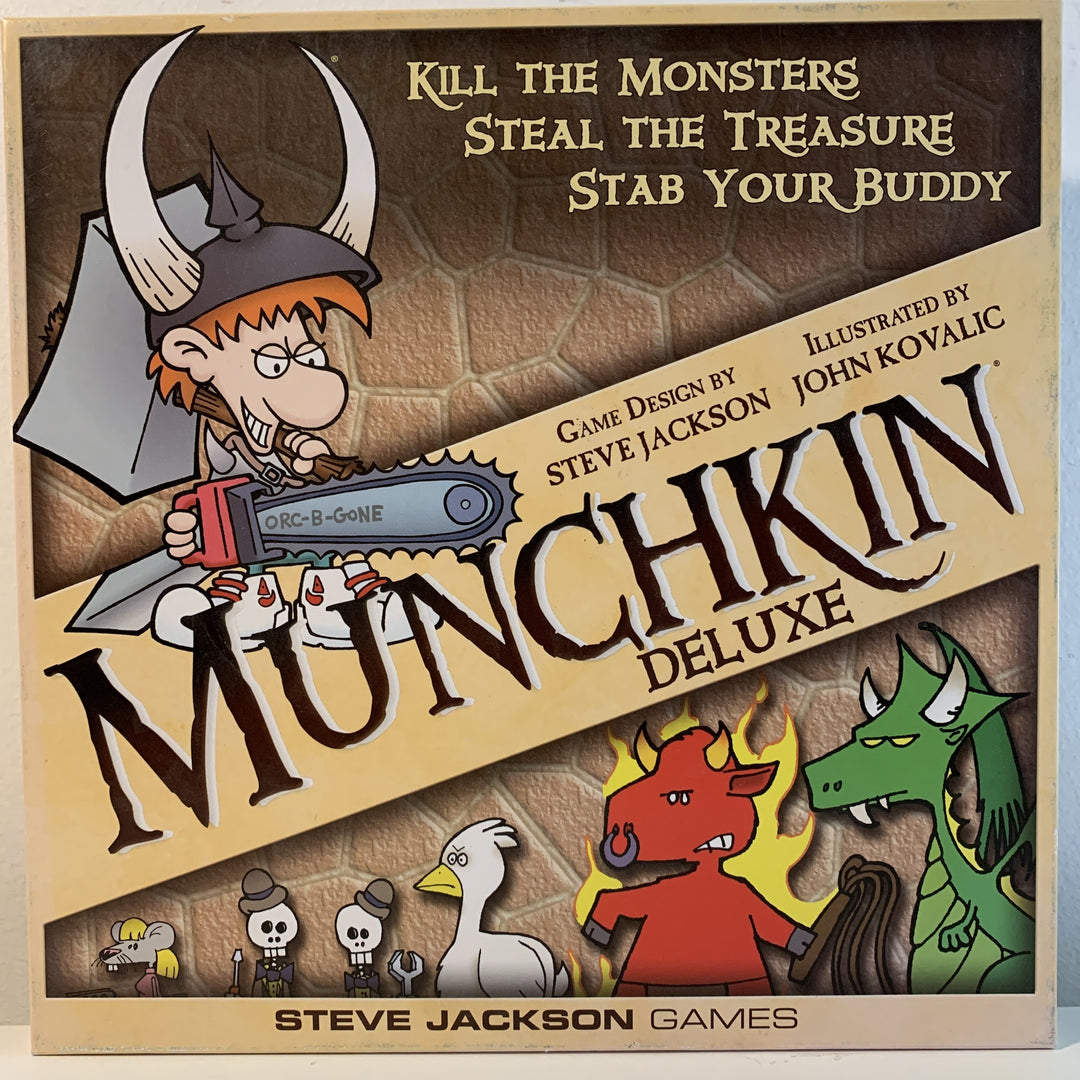 Munchkin Deluxe. Brettspill.