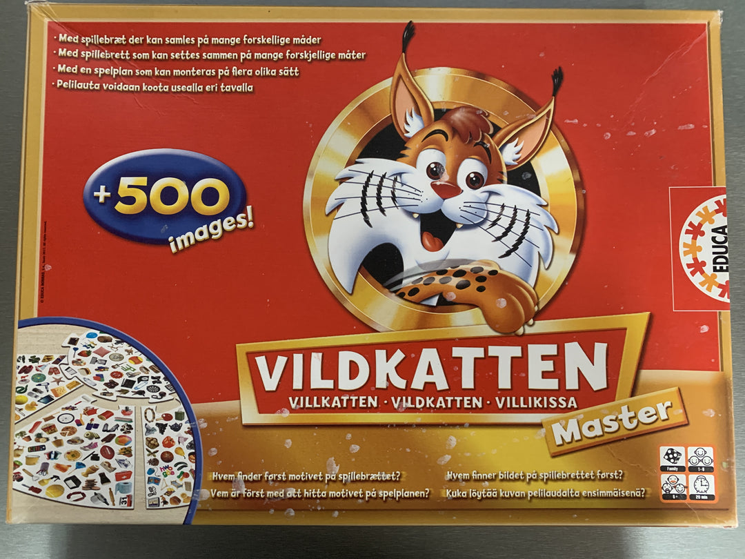 Vildkatten Master. Brettspill.