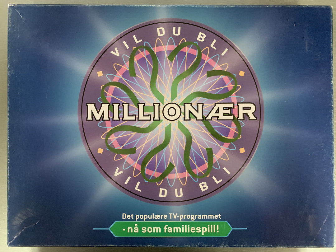Vil du bli millionær – familiespill. Brettspill.