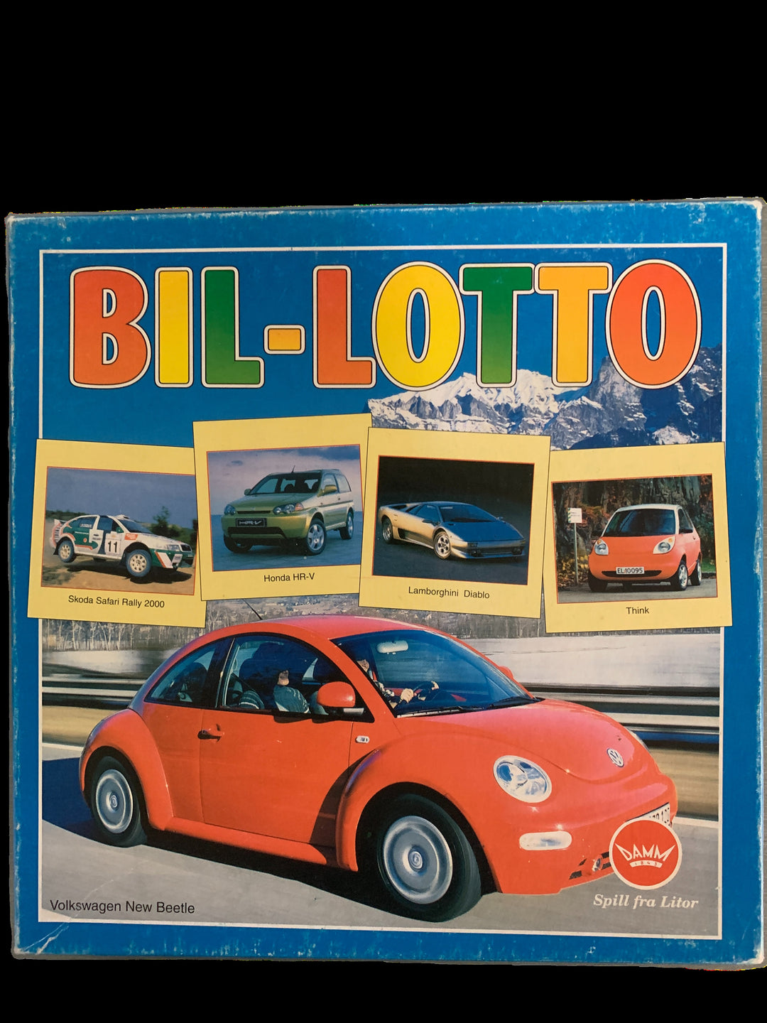 Bil-Lotto. Brettspill.