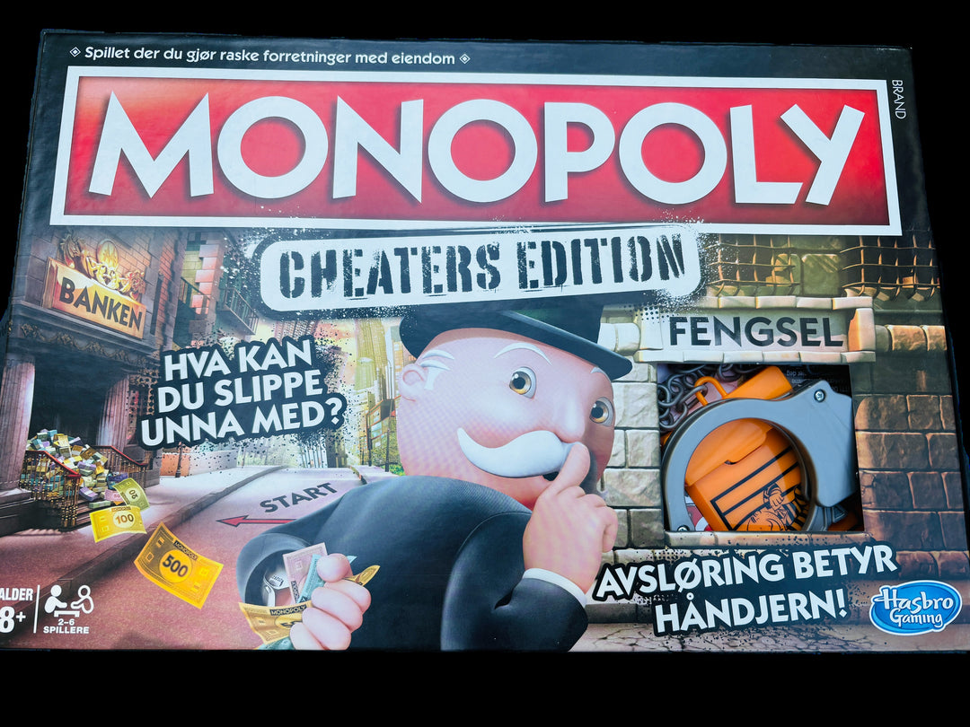 Monopoly Cheaters Edition. Brettspill.