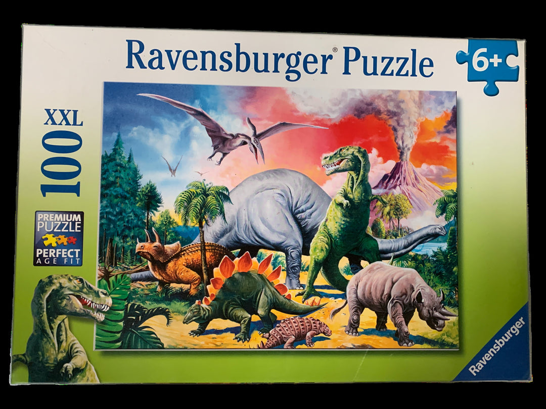 Ravensburger Dinosaurer (100 XXL brikker). Puslespill.