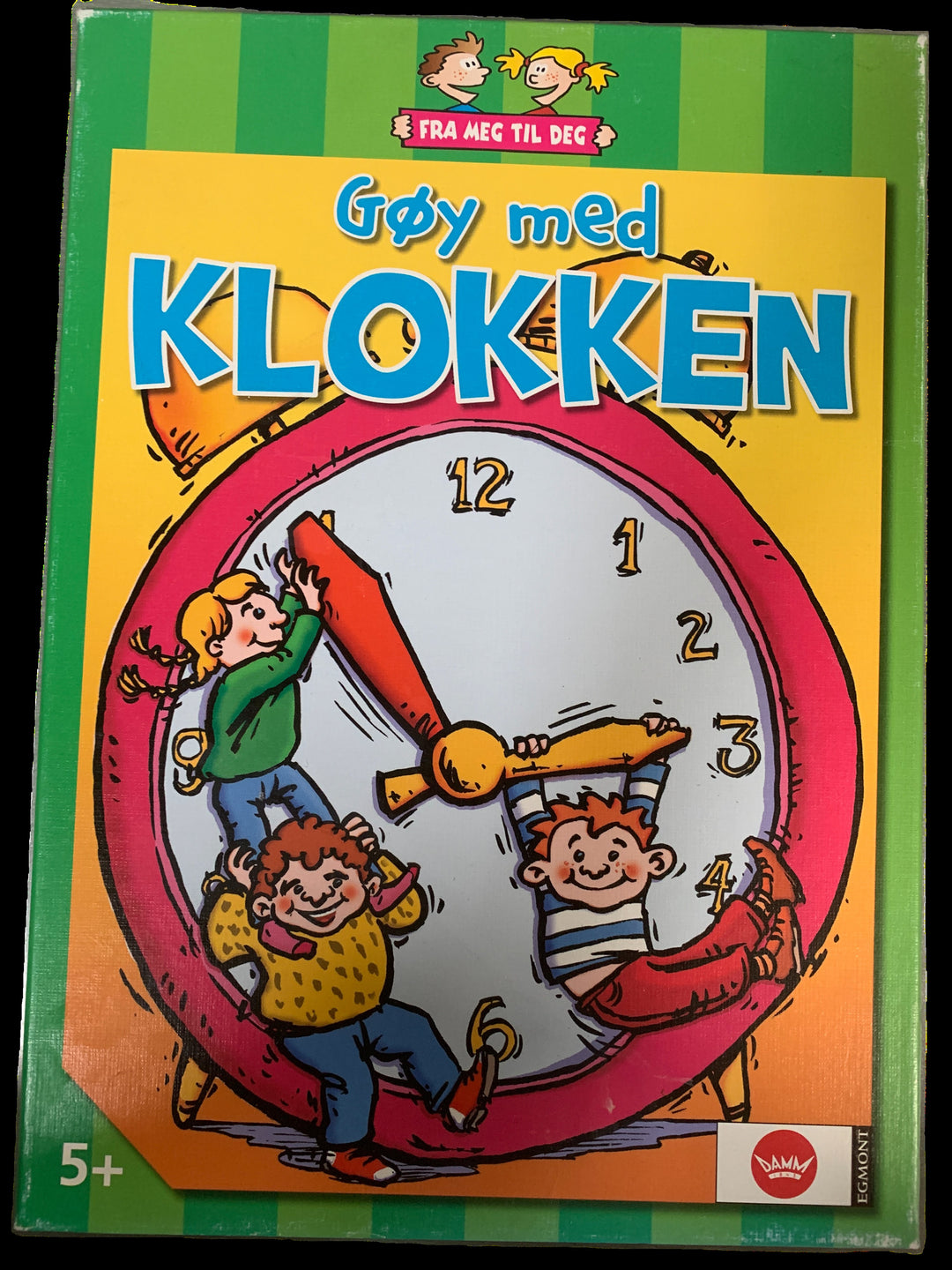 Gøy med klokken. Brettspill.