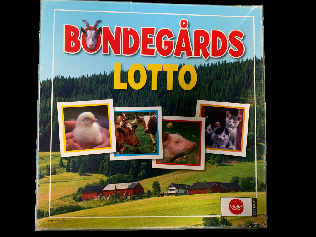 Bondegårdslotto. Brettspill.