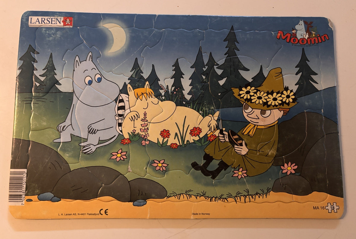Mummitrollet rammepuslespill Larsen