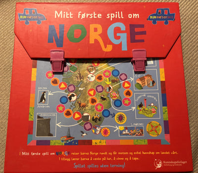 Mitt første spill om Norge. Brettspill.