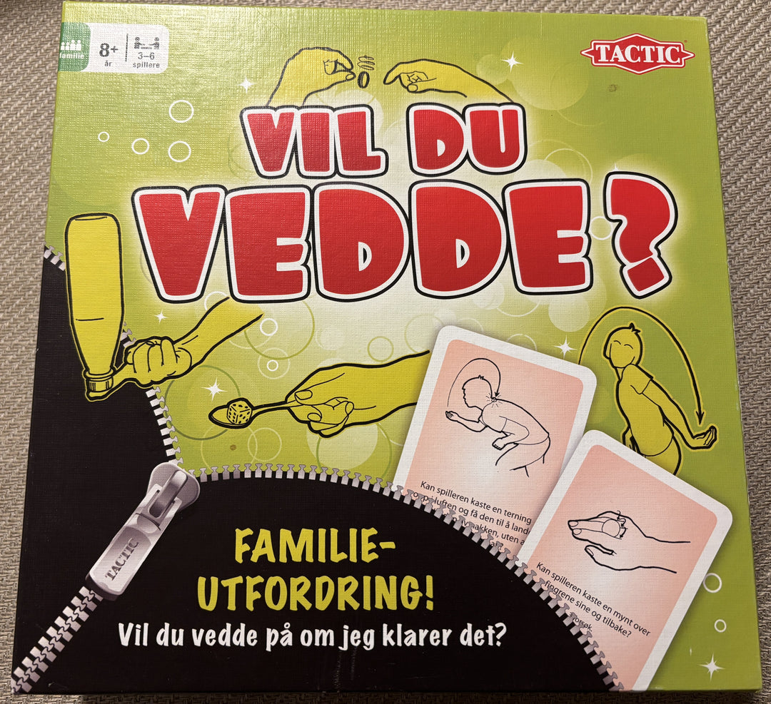 Vil du vedde? Brettspill.