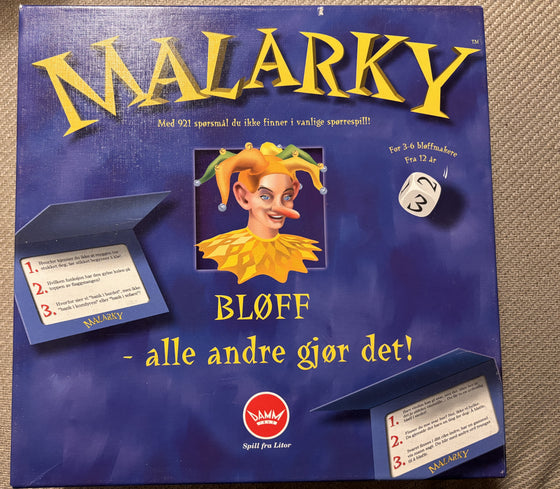 Malarky. Brettspill.