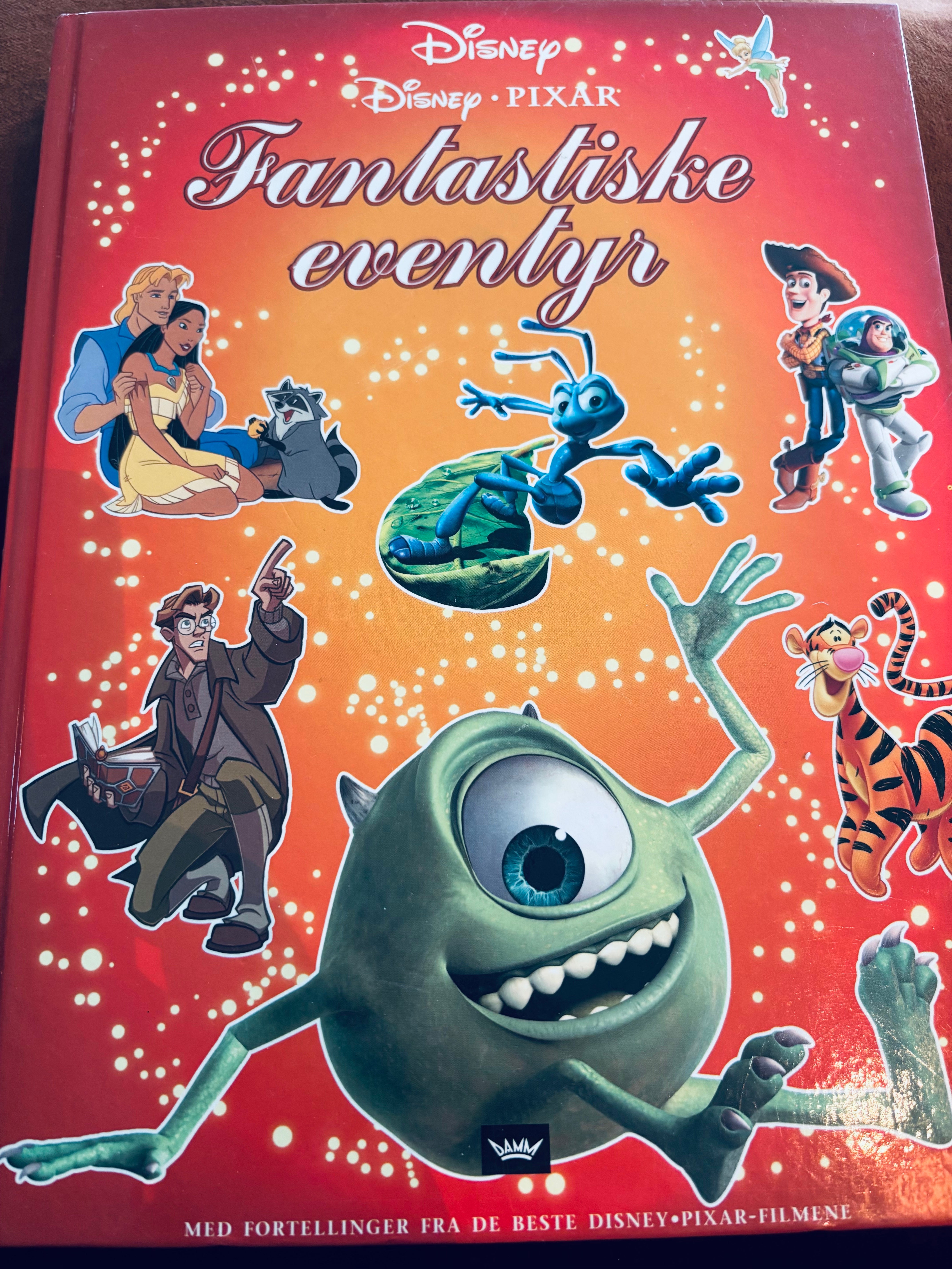 Disney Pixar Fantastiske eventyr. Bok.